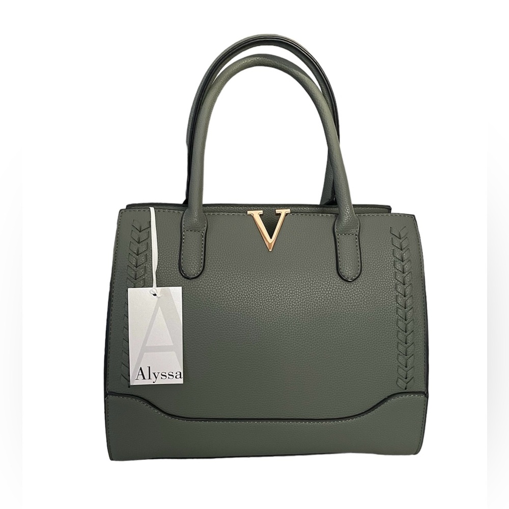 Alyssa Handbag Vegan Leather Handle & Shoulder